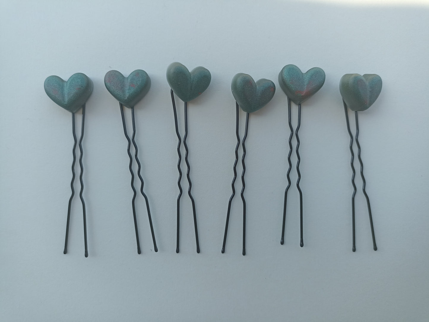 Hearts Green (12 pieces)