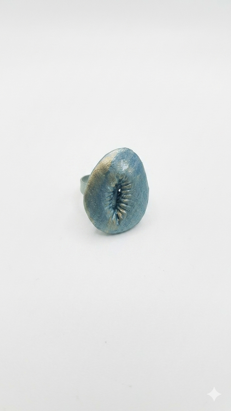 Cowrie Ring Silver